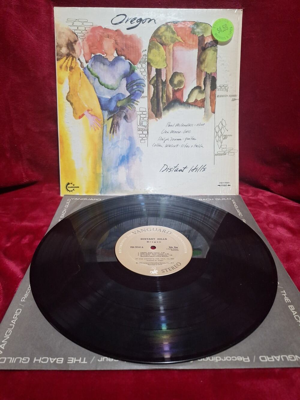 Oregon – Distant Hills Vinyl LP (Vanguard VSD-79341, 1973) VG++, VG++